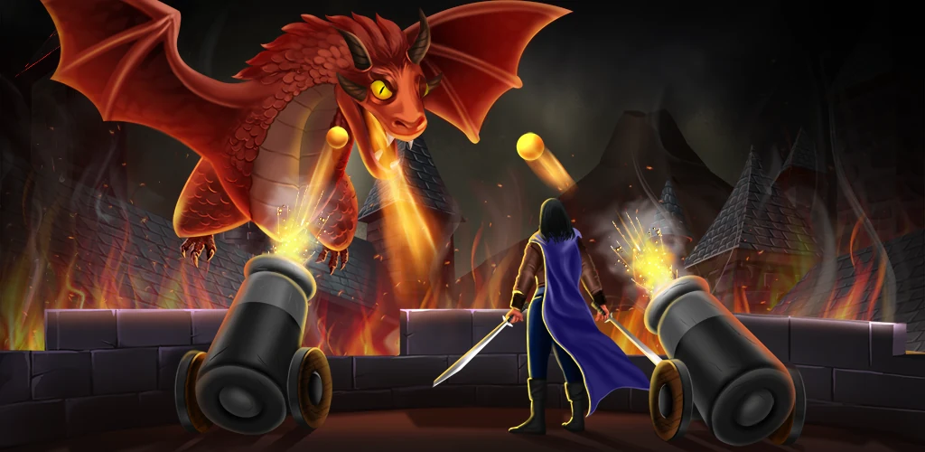 Dragon Annihilation gameplay and promotional artwork